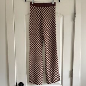 Emory Park Knit Checkered Pant - S